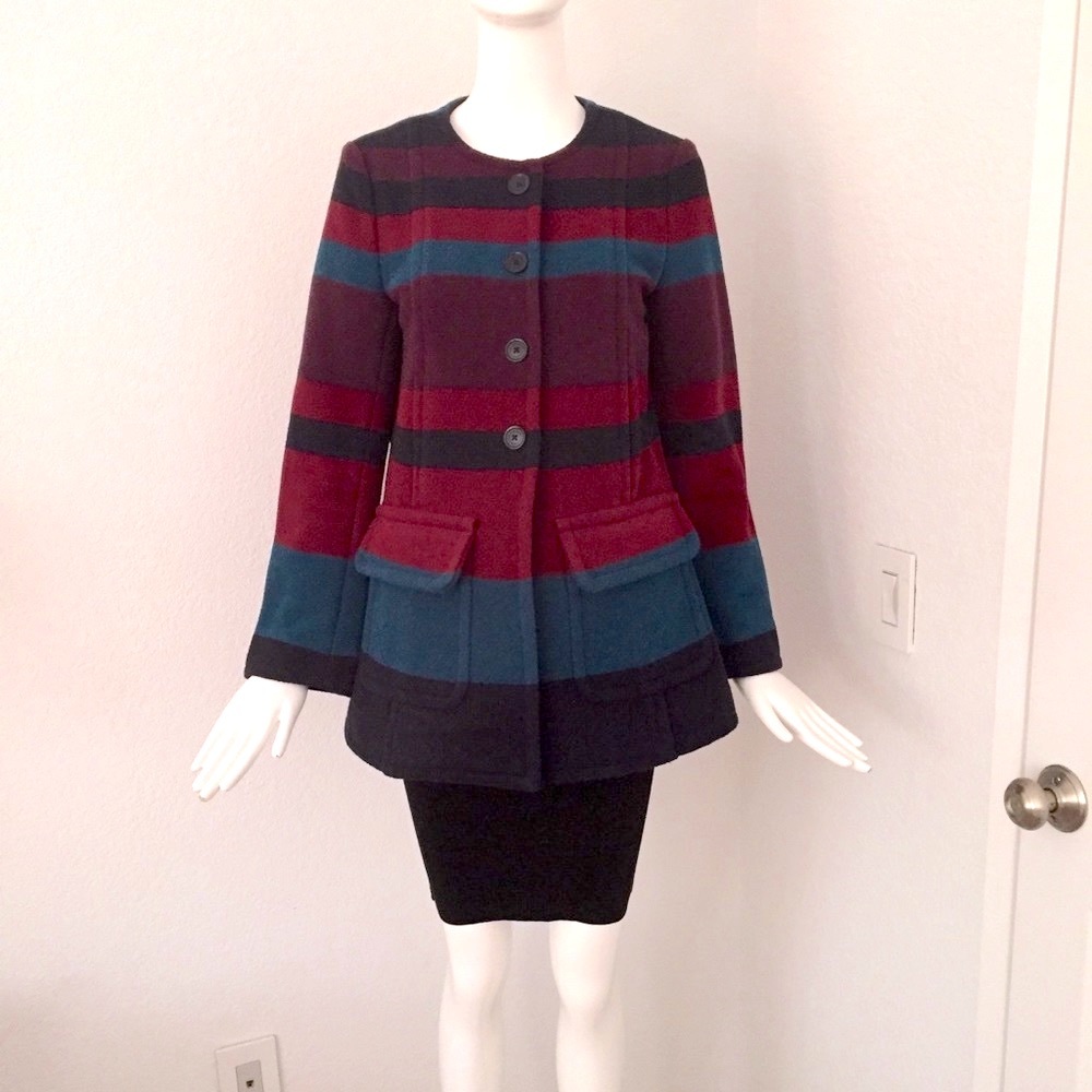 Marc by Marc Jocob multi color wool coat - Picture 2 of 9